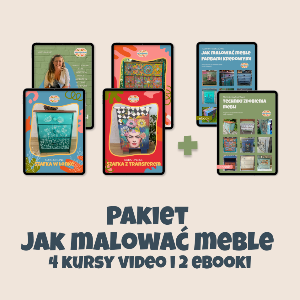Pakiet kursów jak malować meble