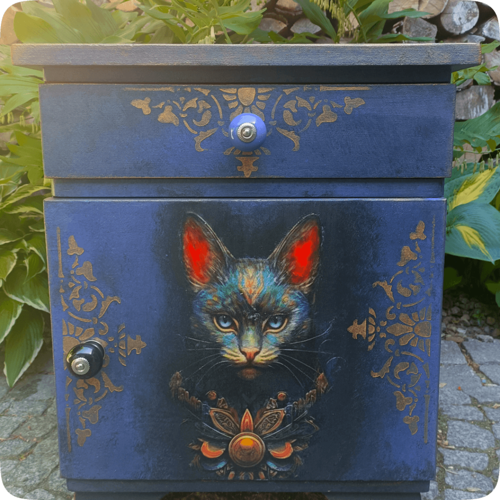 Kurs malowania mebli z transferem